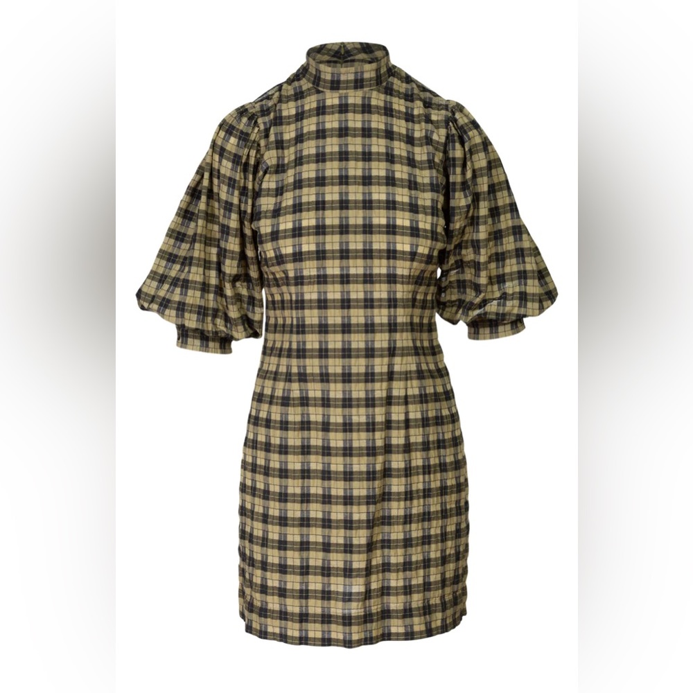 Ganni gingham dress